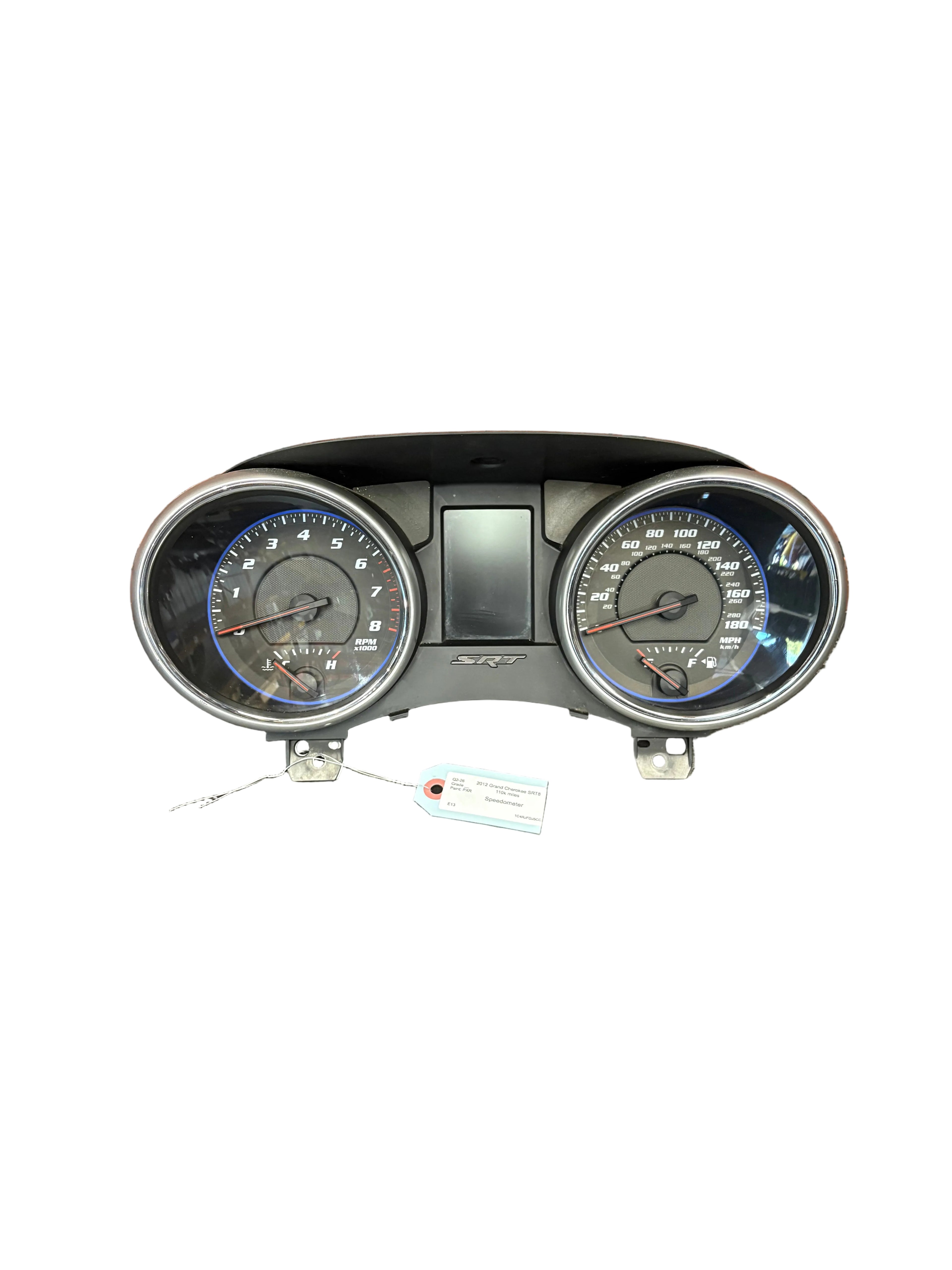 12-13 OEM Jeep Grand Cherokee WK2 SRT8 6.4 180MPH Speedometer Gauge Cluster 110k
