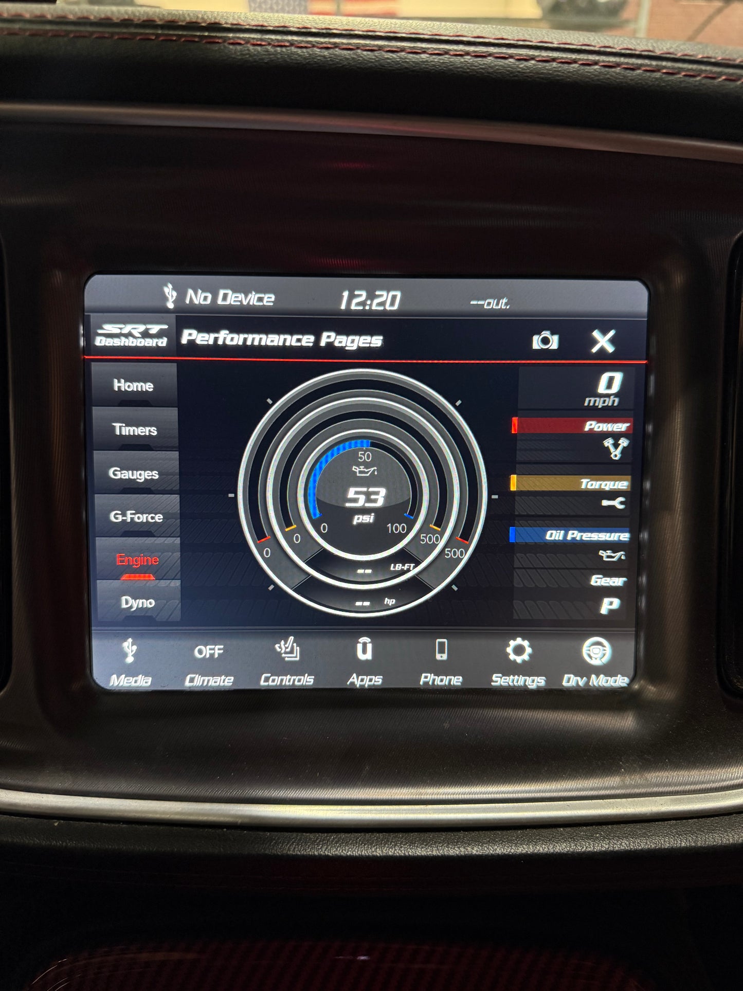 2020 Challenger Charger 8.4” Uconnect with Performance Pages