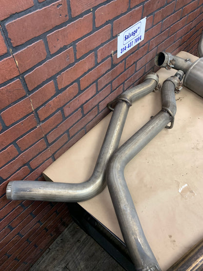 Used Charger 300 SRT8 6.1L Hemi Corsa Cat Back Exhaust X Pipe Mufflers