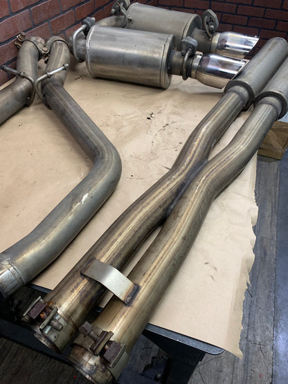 Used Charger 300 SRT8 6.1L Hemi Corsa Cat Back Exhaust X Pipe Mufflers