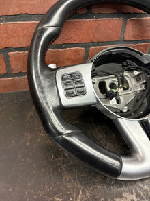 2011-2013 OEM Jeep Grand Cherokee SRT8 Heated Leather Flat Bottom Steering Wheel