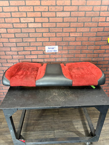 15-23 Dodge Challenger Scat Pack Red Black Leather Alcantara Suede Rear Seat Bottom Cushion OEM