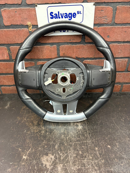 2011-2013 OEM Jeep Grand Cherokee SRT8 Heated Leather Flat Bottom Steering Wheel