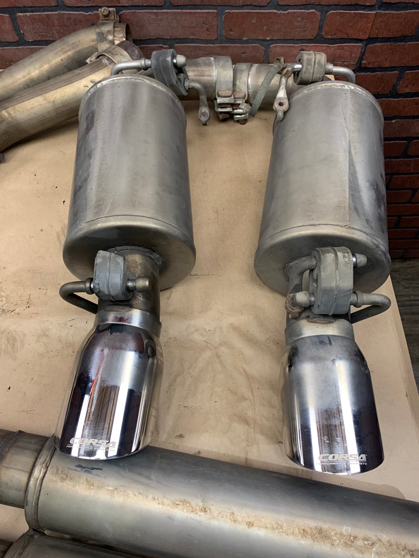 Used Charger 300 SRT8 6.1L Hemi Corsa Cat Back Exhaust X Pipe Mufflers