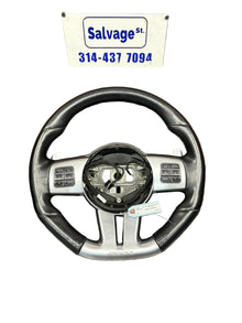 2011-2013 OEM Jeep Grand Cherokee SRT8 Heated Leather Flat Bottom Steering Wheel