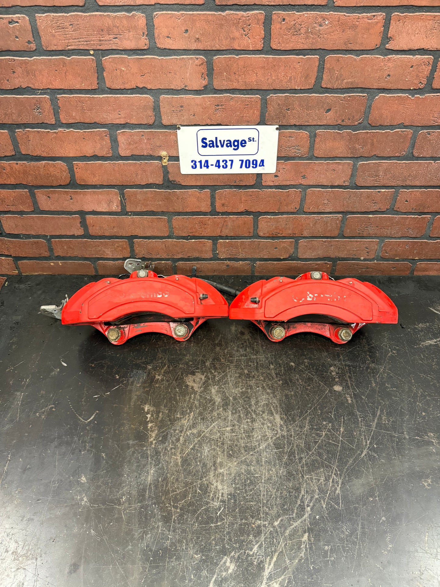 WK2 Jeep Grand Cherokee SRT 6 Piston Brembo Brake Caliper Pair OEM