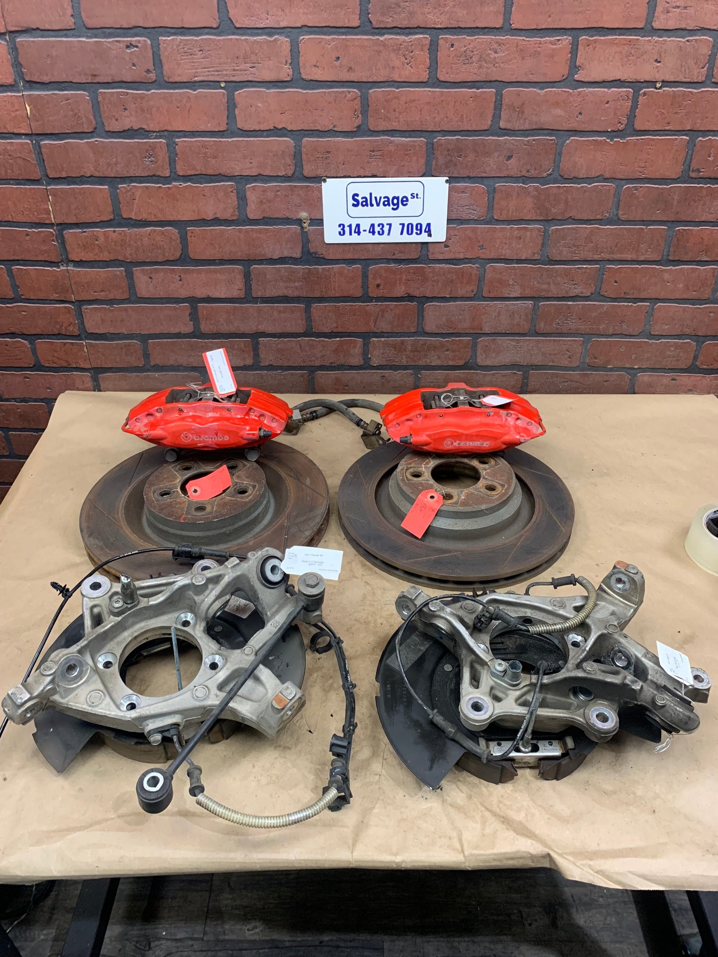 Rear Brembo Knuckle/Caliper/Rotor Swap Kit