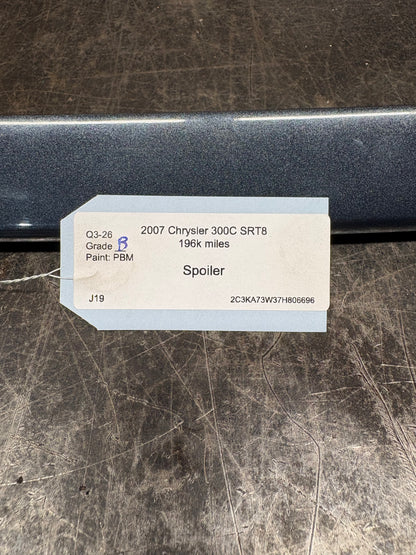 05-10 Chrysler 300C SRT8 Rear Trunk Spoiler Lip PBM OEM