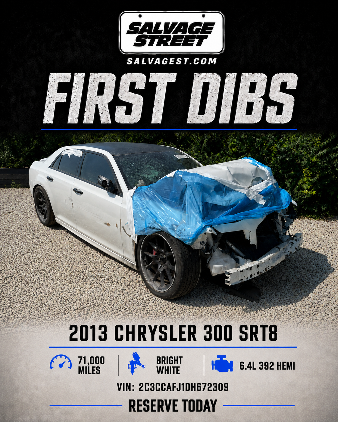 Reservation for Drive Shaft from 2013 300 SRT8