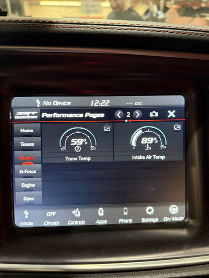 2020 Challenger Charger 8.4” Uconnect with Performance Pages