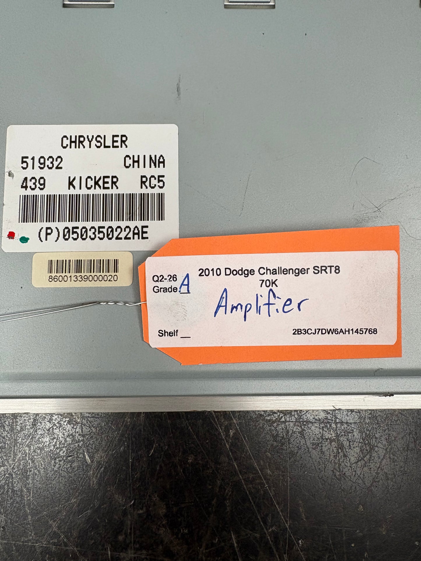 2010 Challenger SRT8 OEM Kicker Amplifier 5035022AE