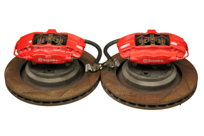 08-23 CHALLENGER CHARGER SRT8 REAR BREMBO BRAKE CALIPER ROTOR SET