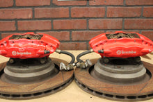 08-23 CHALLENGER CHARGER SRT8 REAR BREMBO BRAKE CALIPER ROTOR SET