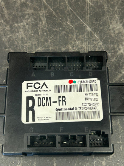 2020 - 2021 DODGE CHARGER FRONT RIGHT SIDE DOOR CONTROL MODULE OEM 68424450AC
