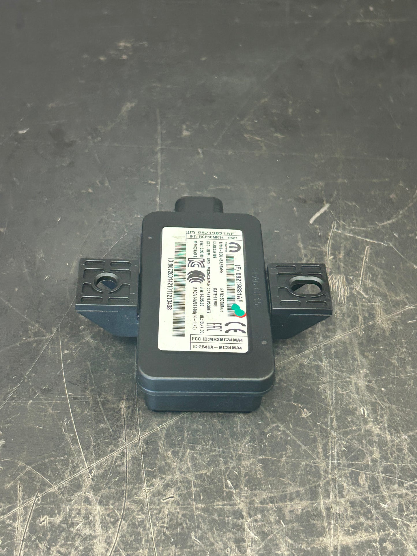2014-2021 Jeep Dodge Chrysler OEM Tire Pressure Monitoring Module 68219831AF