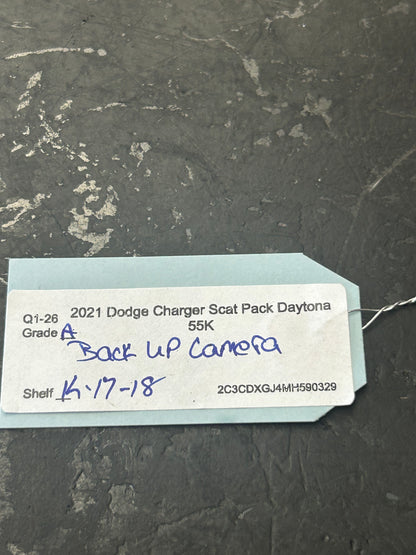 2015 - 2023 DODGE CHARGER REAR VIEW BACKUP PARKING ASSIST CAMERA OEM