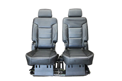 15-20 GMC Yukon Denali Tahoe Escalade 2nd Row Leather Heated Bucket Seats