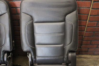 15-20 GMC Yukon Denali Tahoe Escalade 2nd Row Leather Heated Bucket Seats
