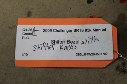 2008-2014 DODGE CHALLENGER OEM GEAR SHIFTER CENTER CONSOLE BEZEL TRIM COVER