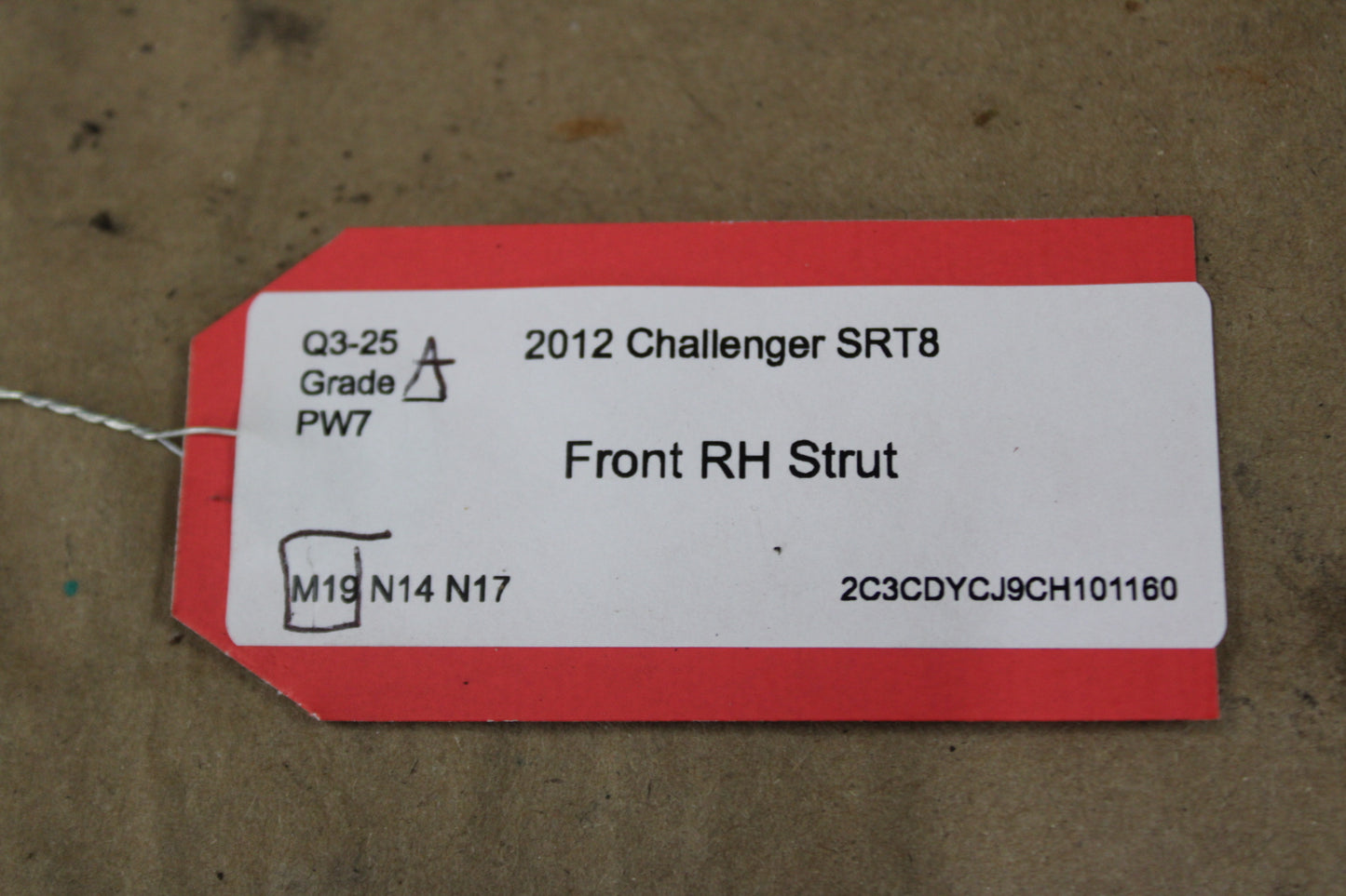 2012-2021 CHALLENGER CHARGER SRT8 FRONT PASSENGER RH STRUT SHOCK 05181554AE OEM