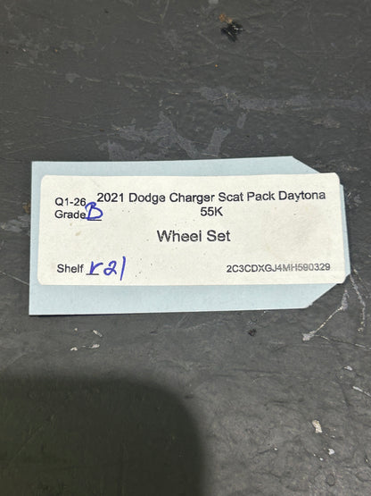 17-23 Dodge Challenger Charger 5 Double Spoke W/ Crossbar Wheel Rim 20x9.5 OEM