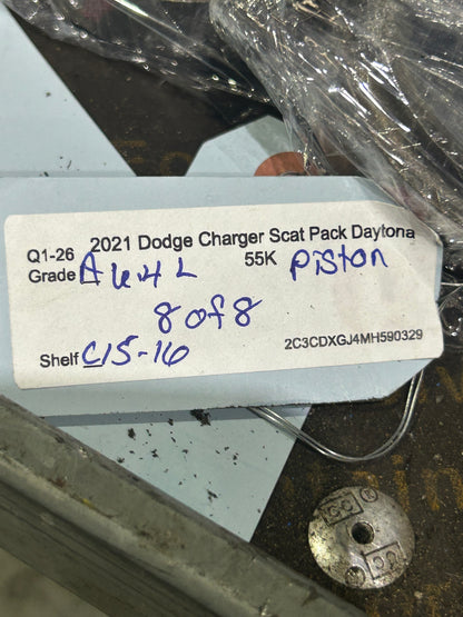 2012 - 2024 DODGE CHARGER SRT8 6.4L OEM ENGINE PISTONS & PIN CONNECTING RODS