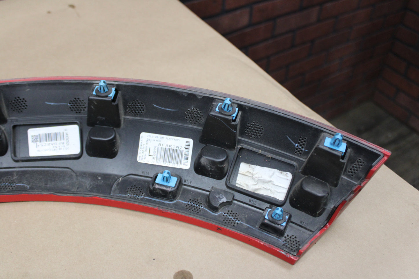 2020-2023 DODGE CHARGER WIDE BODY FRONT DRIVER LH WHEEL FLARE MOLDING OEM