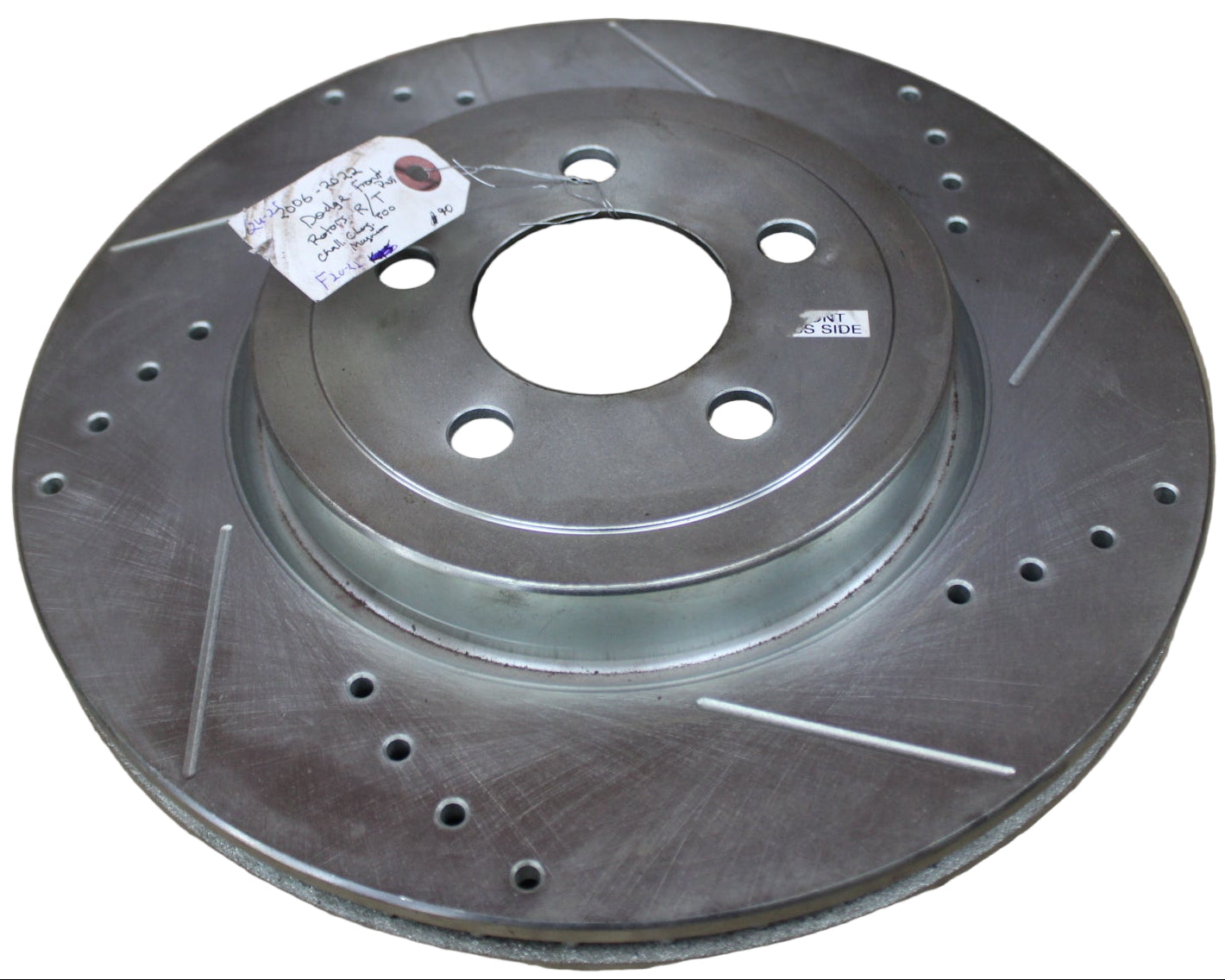 PowerStop Dodge Charger Challenger Drilled Slotted Brake Rotor Front Passenger