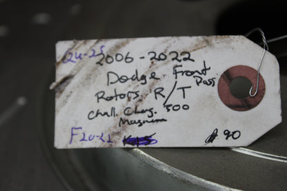 PowerStop Dodge Charger Challenger Drilled Slotted Brake Rotor Front Passenger