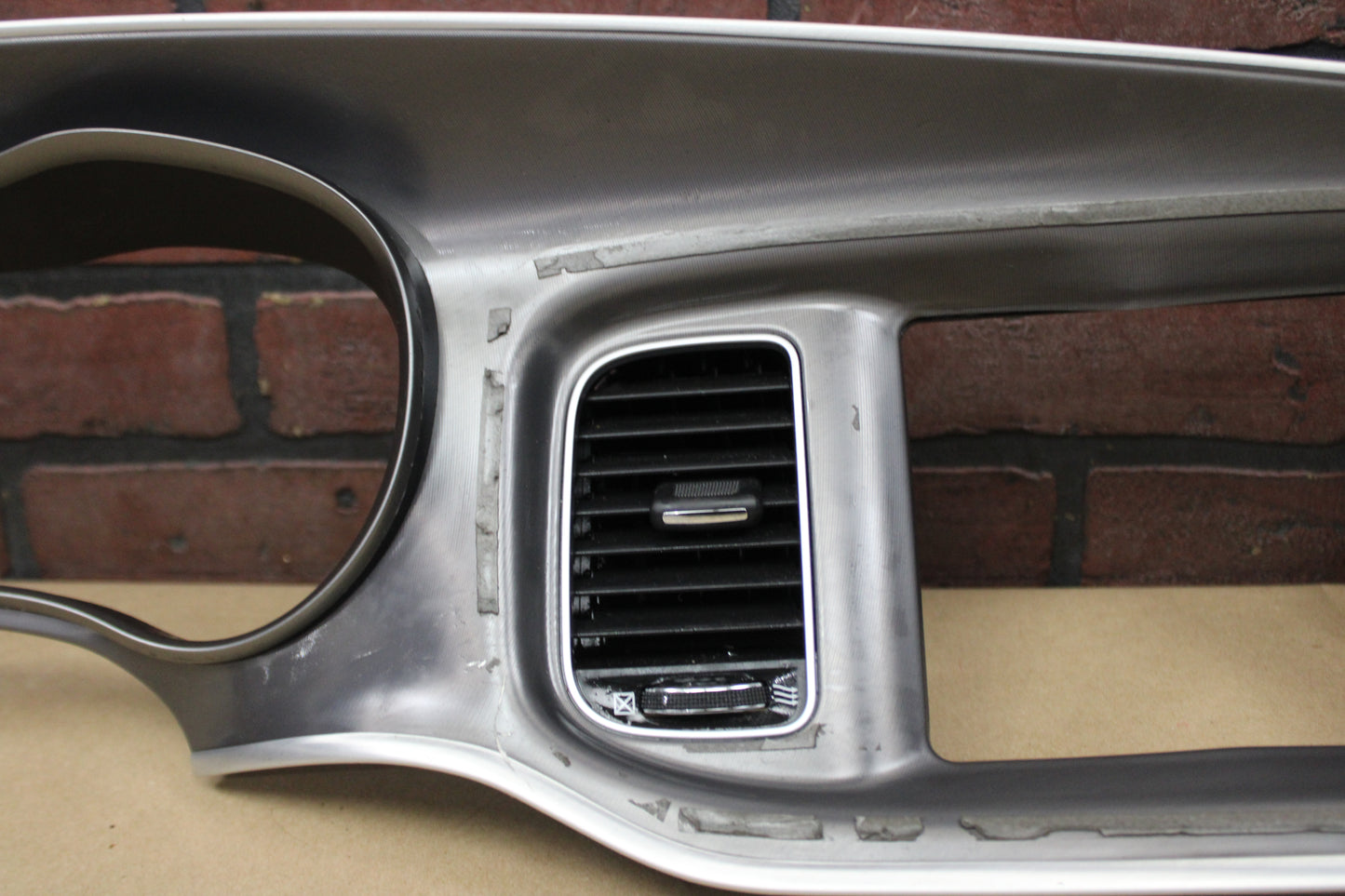 15-23 DODGE CHARGER FRONT DASH SPEEDOMETER RADIO BEZEL TRIM W/ VENTS OEM