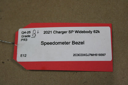 15-23 DODGE CHARGER FRONT DASH SPEEDOMETER RADIO BEZEL TRIM W/ VENTS OEM