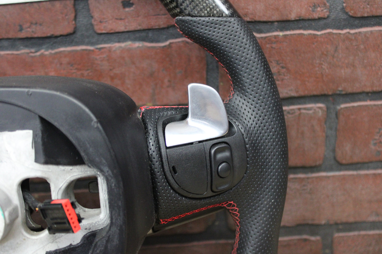 2015-2023 DODGE CHARGER CHALLENGER CARBON FIBER STEERING WHEEL ASSEMBLY