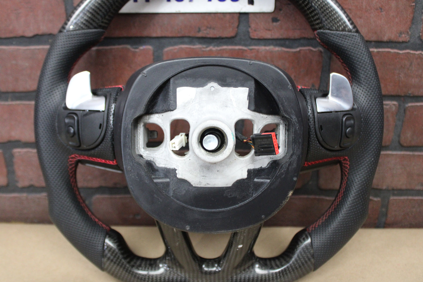 2015-2023 DODGE CHARGER CHALLENGER CARBON FIBER STEERING WHEEL ASSEMBLY