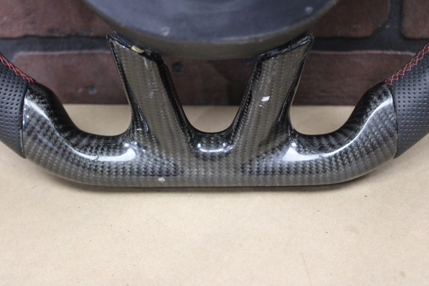 2015-2023 DODGE CHARGER CHALLENGER CARBON FIBER STEERING WHEEL ASSEMBLY