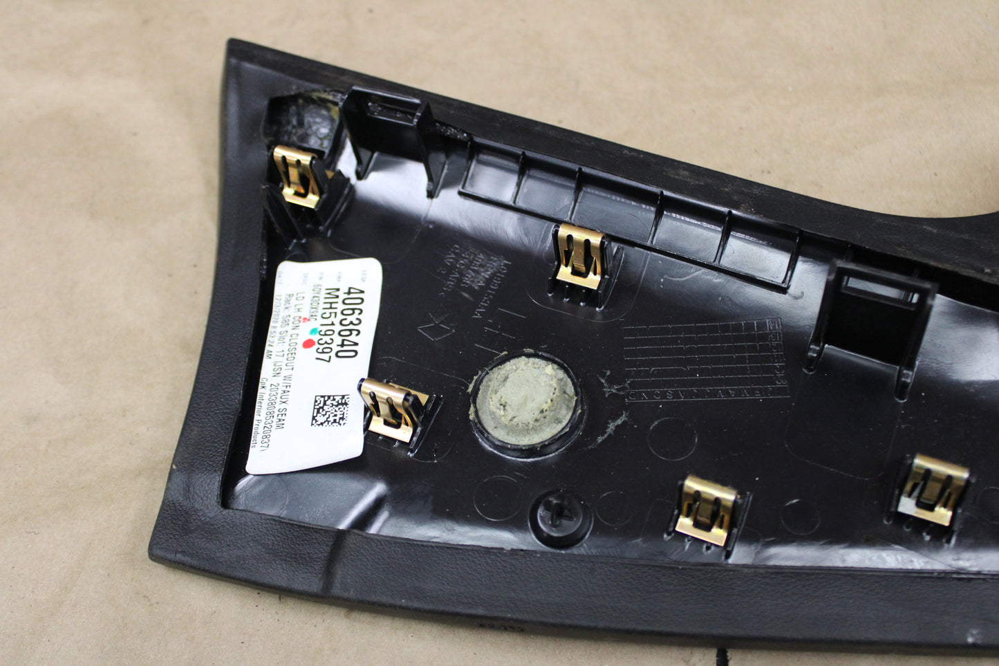 2019-2023 Dodge Charger OEM Center Console Closeout Side Panels LH & RH Set Pair