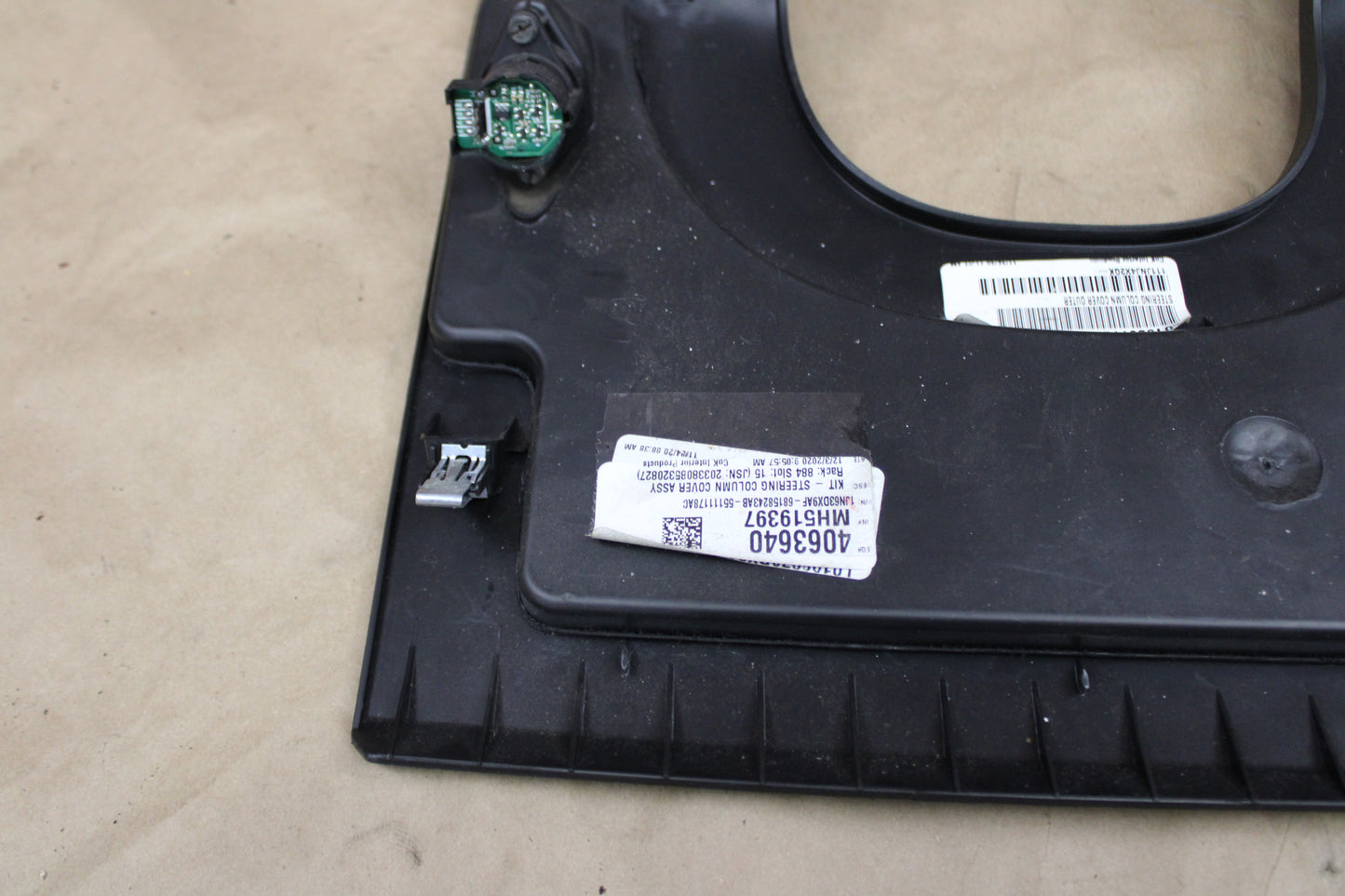 11-23 DODGE CHARGER LOWER STEERING COLUMN KNEE TRIM COVER PANEL OEM 1JN63DX9AF