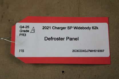 2011 - 2023 DODGE CHARGER DASH UPPER DEFROSTER GRILLE COVER PANEL OEM 1JQ67DX9AK