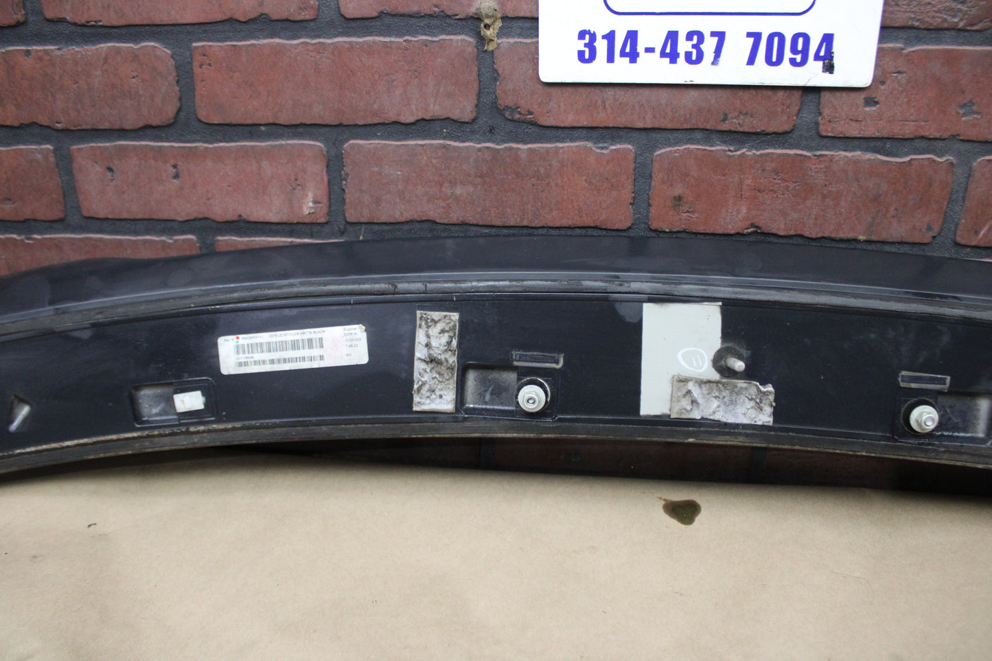 DODGE CHARGER 15-23 OEM TRUNK DECK LID MOUNTED REAR WING SPOILER TRIM 5NH39RXFAC