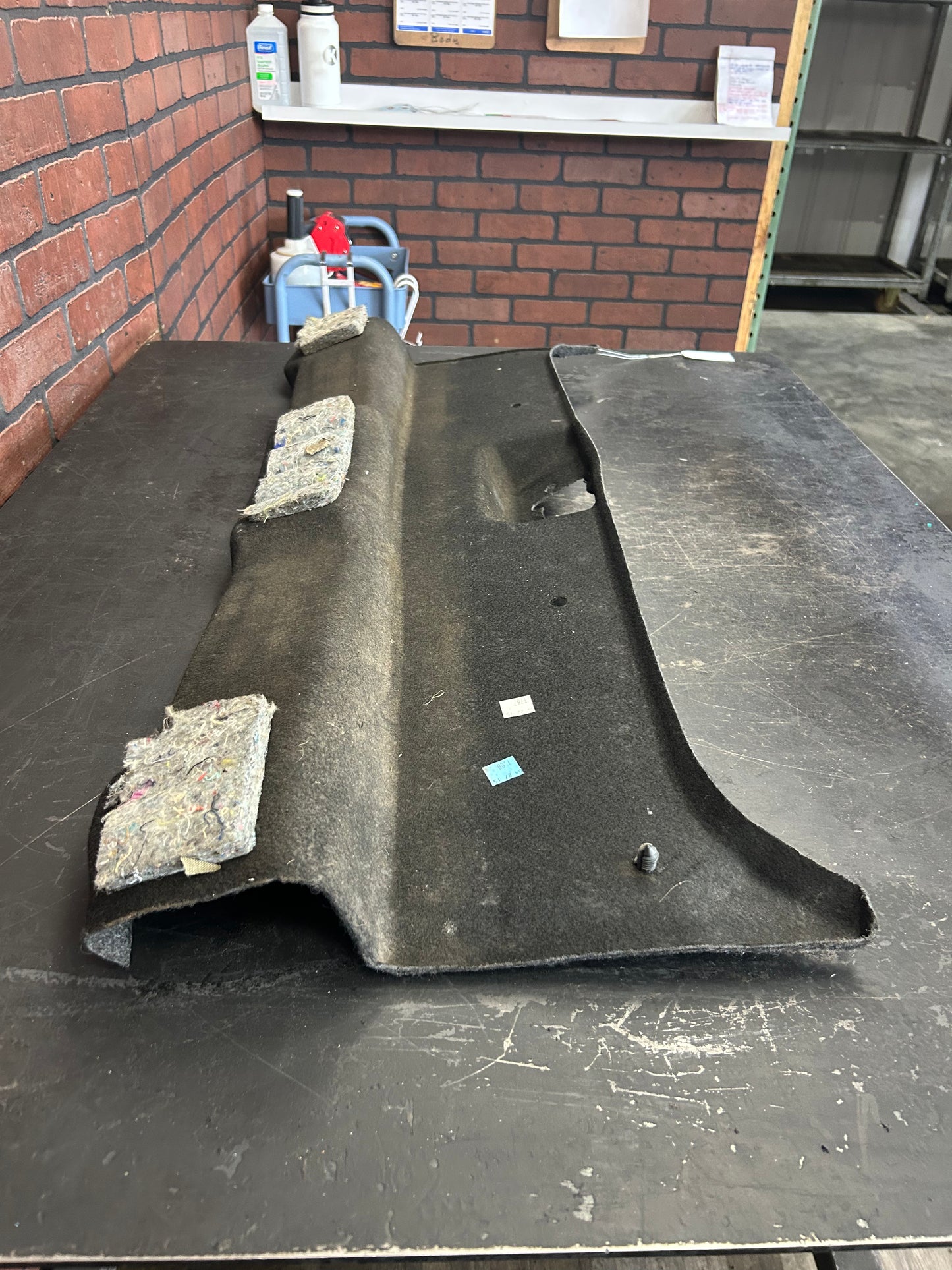 09-23 DODGE CHALLENGER TRUNK LUGGAGE COMPARTMENT COVER CARPET TRIM OEM