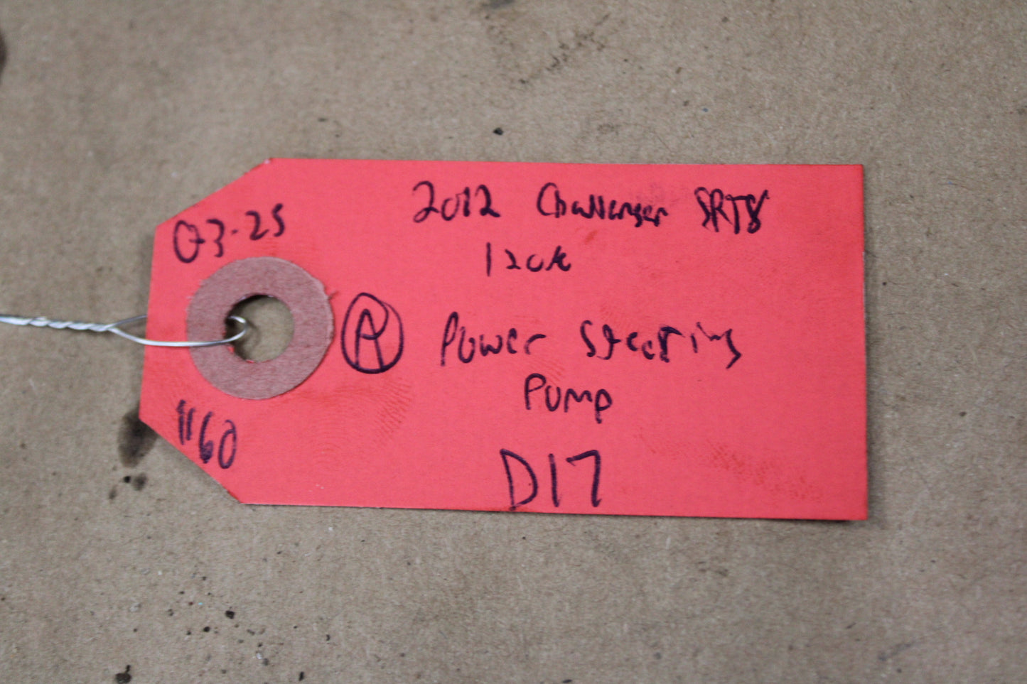 11-19 CHALLENGER CHARGER SRT8 OEM POWER STEERING PUMP ASSEMBLY