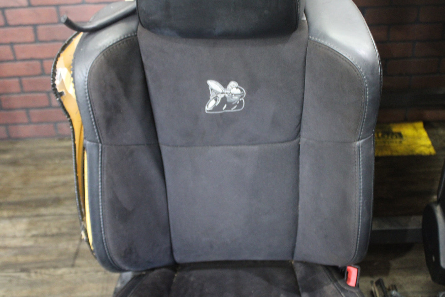 15-23 DODGE CHALLENGER RT SCAT PACK SEATS OEM SUEDE LEATHER SET OEM