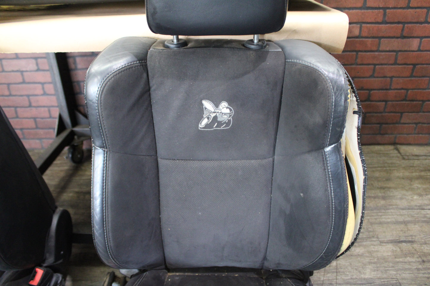 15-23 DODGE CHALLENGER RT SCAT PACK SEATS OEM SUEDE LEATHER SET OEM