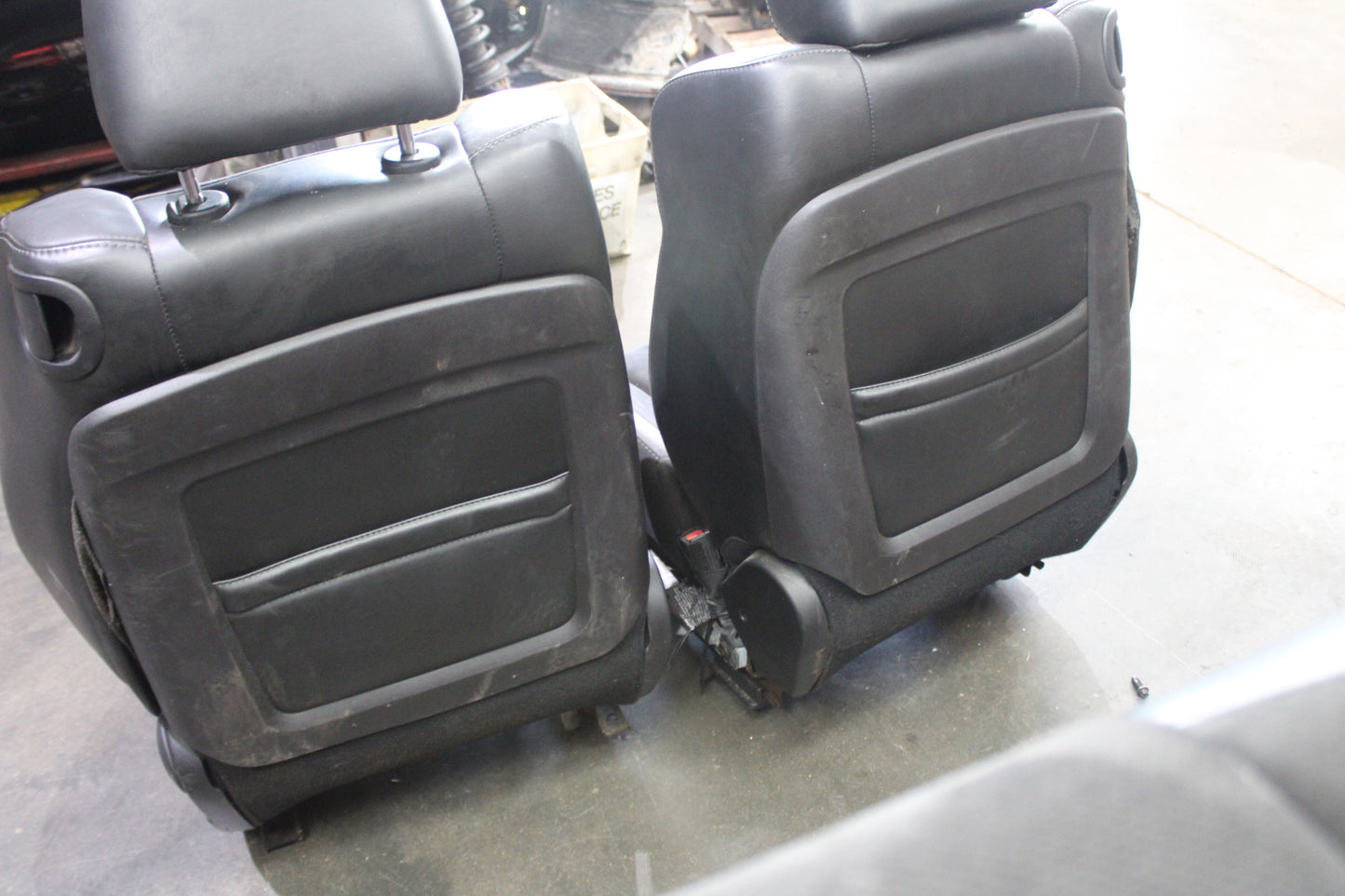 15-23 DODGE CHALLENGER RT SCAT PACK SEATS OEM SUEDE LEATHER SET OEM