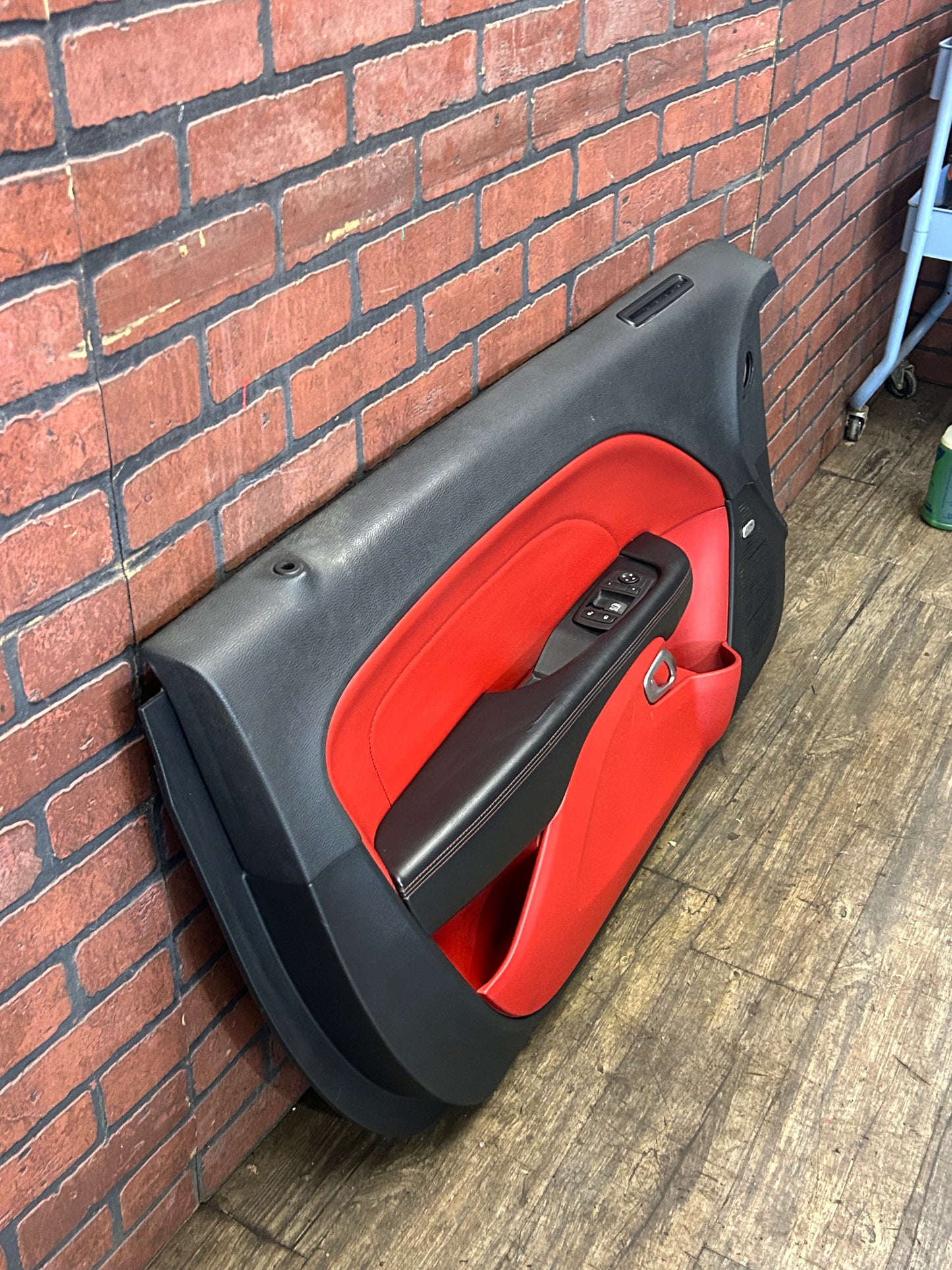 15-18 Dodge Challenger Scat Pack Driver LH Front Door Panel Red 5PS251XCAH OEM