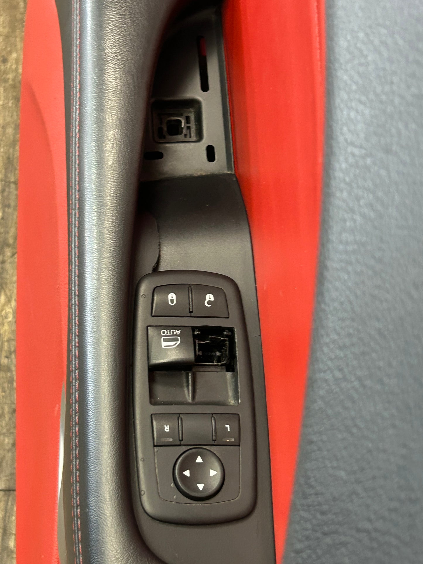 15-18 Dodge Challenger Scat Pack Driver LH Front Door Panel Red 5PS251XCAH OEM