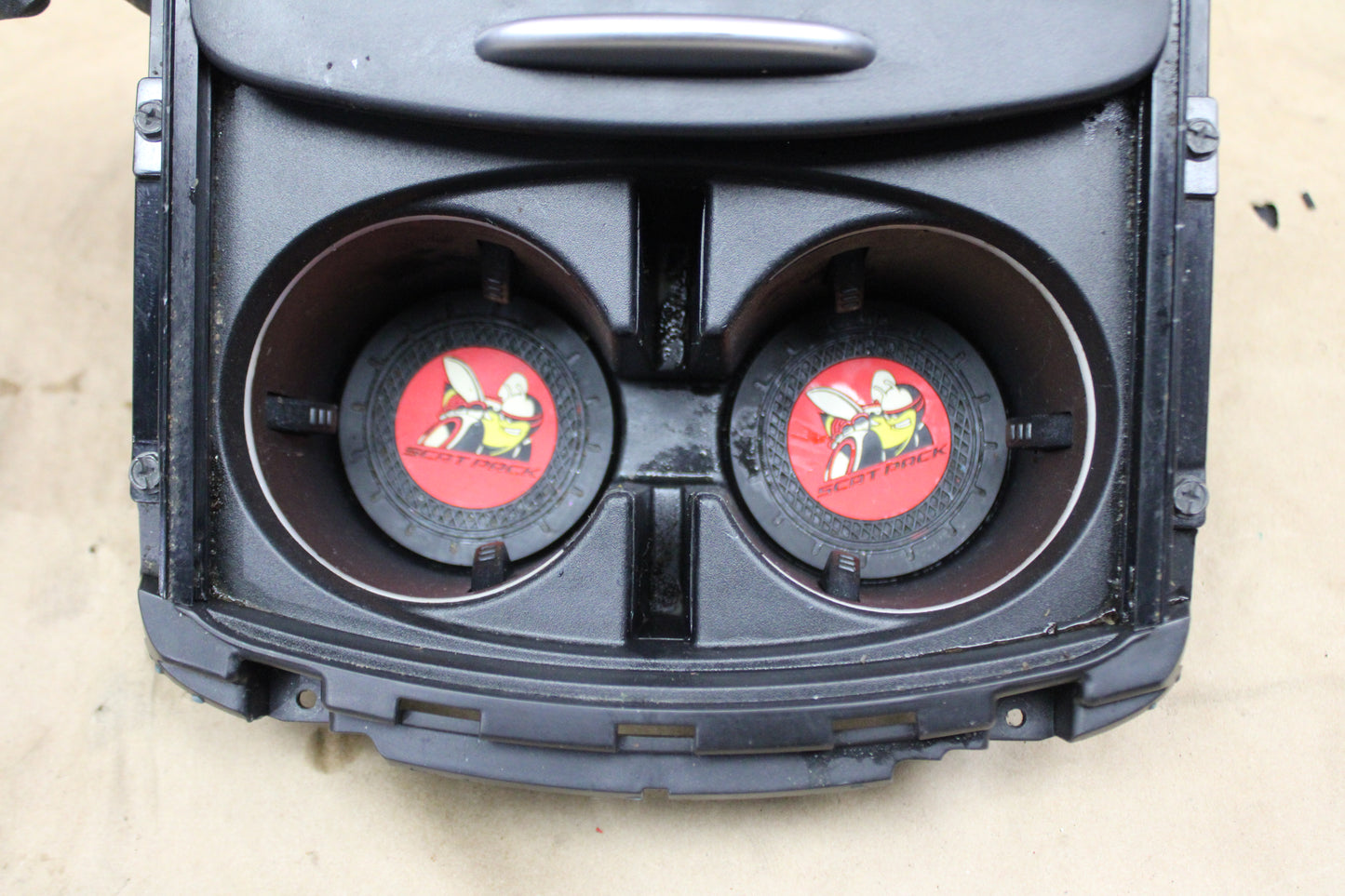 2015-2023 DODGE CHARGER 300 CENTER CONSOLE DUAL CUP HOLDER CUPHOLDER COVER OEM