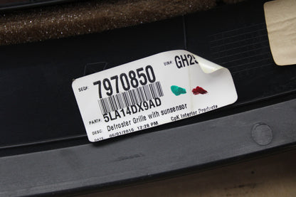 15-23 DODGE CHALLENGER DASH DEFROSTER GRILLE PANEL OEM 5LA14DX9AD