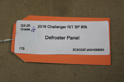 15-23 DODGE CHALLENGER DASH DEFROSTER GRILLE PANEL OEM 5LA14DX9AD