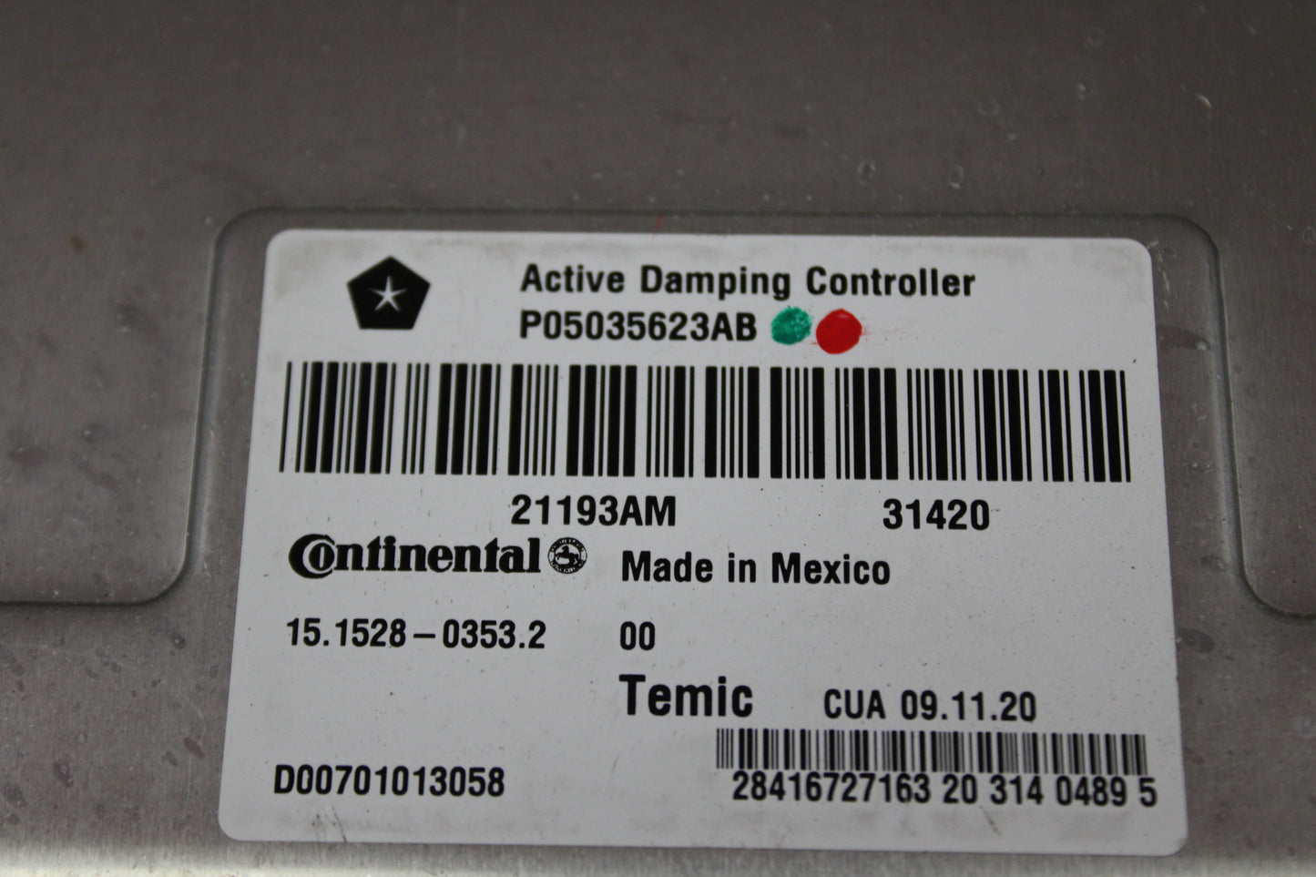 2018-2023 Charger Challenger 300 Active Dampening Control Module 05035623AB OEM