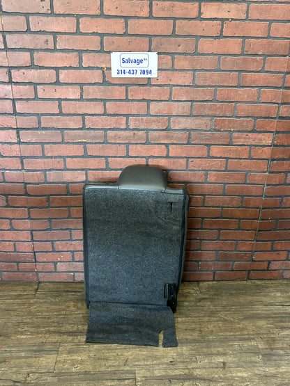 15-23 Dodge Challenger Black Leather Red Suede Rear Passenger RH Seat Back OEM